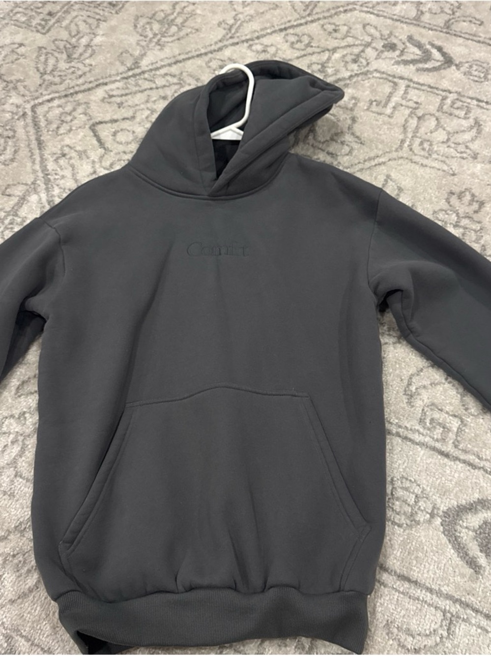 Men's Black Hoodie Sweatshirt - Unbranded